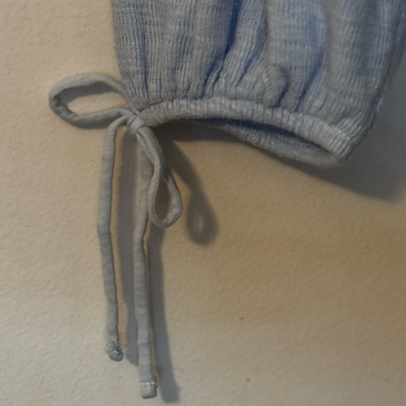 EUC Aerie Light Blue Endless Summer Off-the-Shoulder Sweater in XS - Picture 3 of 5